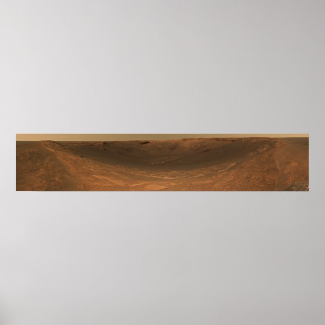 Póster Impact crater Endurance on the surface of Mars (Frente)