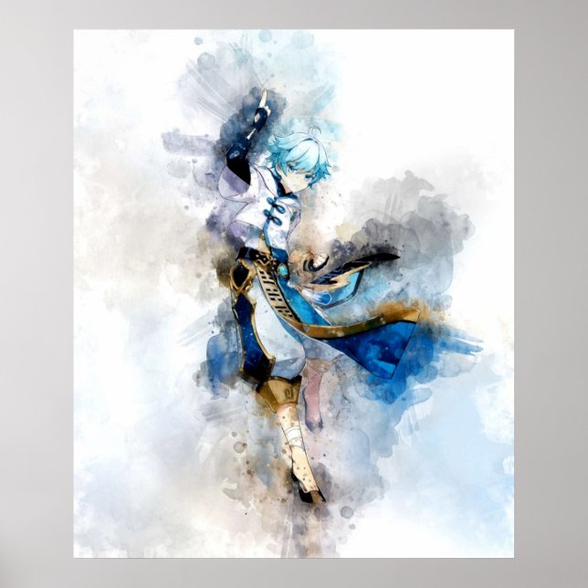 Póster Impacto de Chongyun Genshin (Frente)