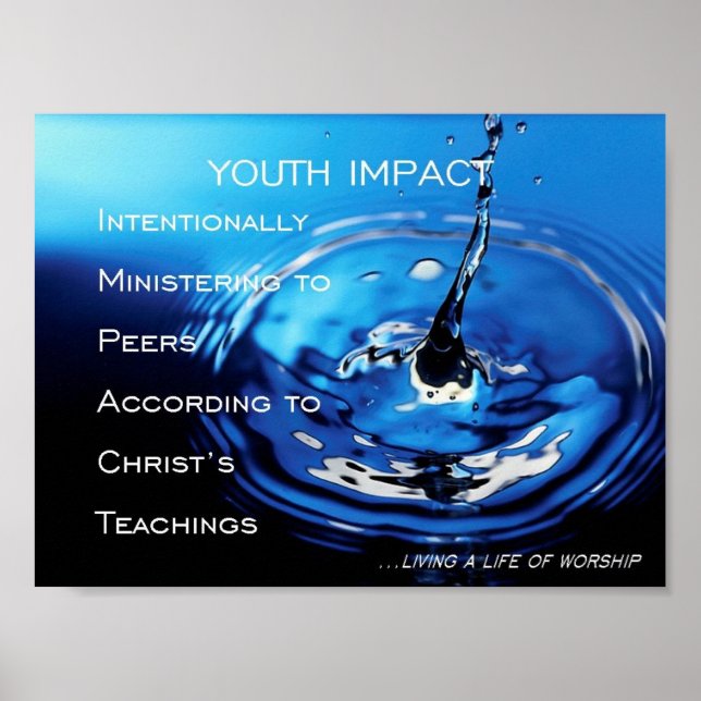 Póster Impacto de la juventud (Frente)