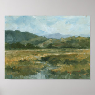 Póster Impasto Landscape III