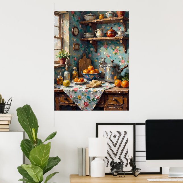 Póster Impasto Rincón de Cocina (Oficina en casa)