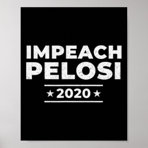 Póster Impeach Nancy Pelosi Pro Trump Shifty Schiff Ucran