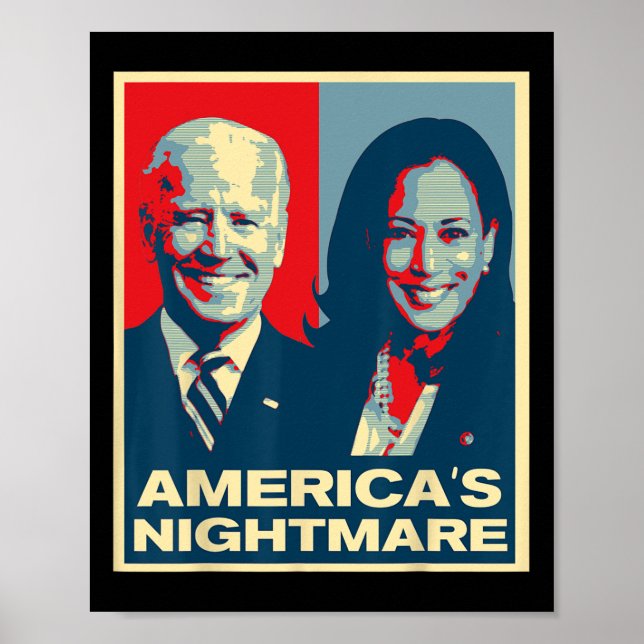 Póster Impear a Biden Harris ahora Anti Joe Biden (Frente)