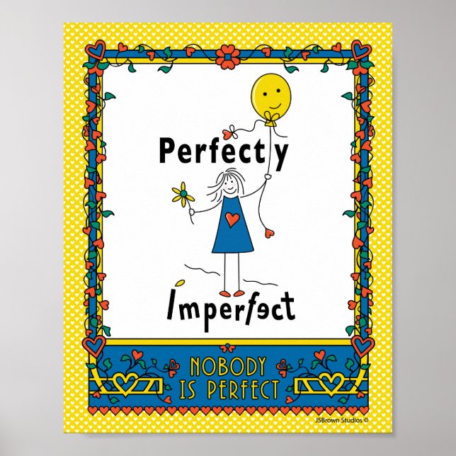 Póster Imperfecto perfecto 1B_Print 8"x10" (Frente)