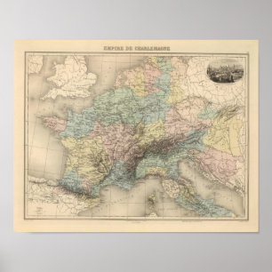 Póster Imperio de Carlomagno