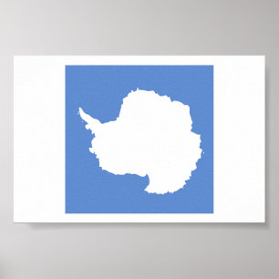 Póster Imperio de la bandera antártica