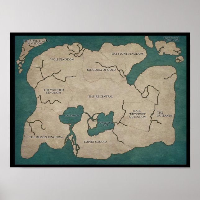 Póster Imperio de la Poster de Wrestlemania (Frente)