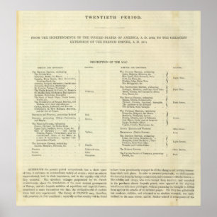 Póster Imperio de Napoleón Bonaparte 1811 AD 2