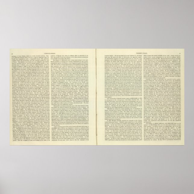 Póster Imperio de Napoleón Bonaparte 1811 AD 4 (Frente)