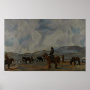 Póster Imperio mongol