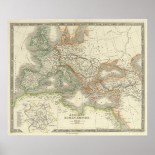Póster Imperio Romano Antiguo
