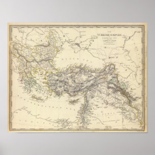 Póster Imperio turco, Grecia