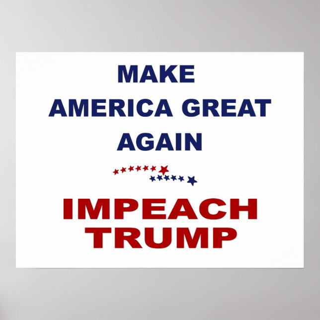 Póster Impetar a Trump (Frente)
