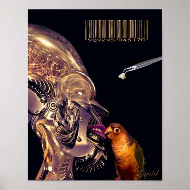 Póster Implante de dientes de audio (impresión) (Frente)