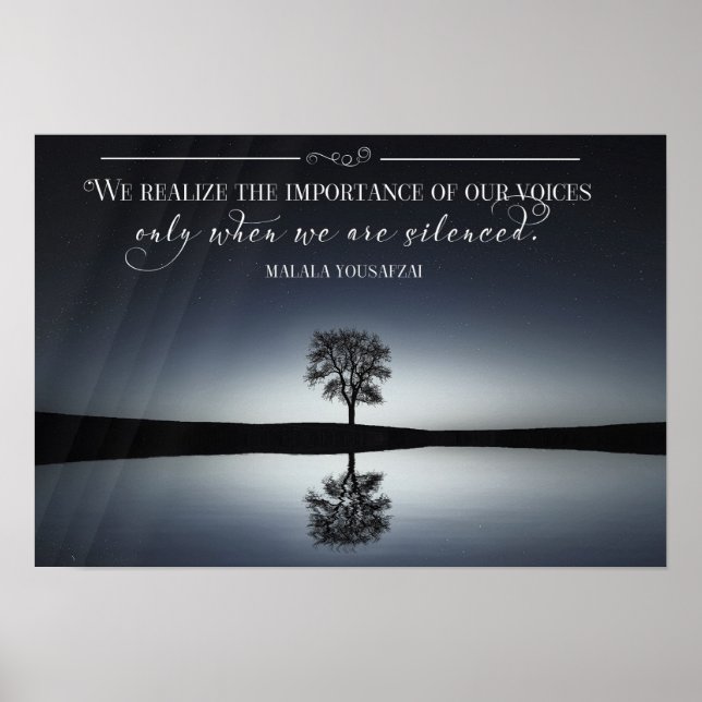 Póster Importance Of Our Voices (Frente)