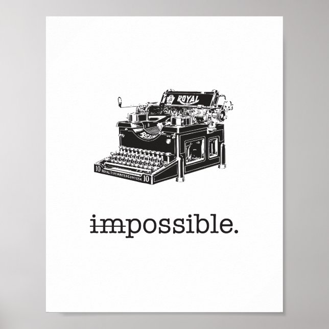 Póster Imposible, posible - poster (Frente)