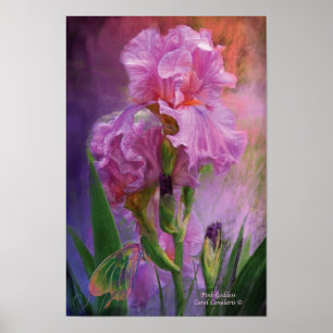 Poster/imprenta de arte de diosa rosa
