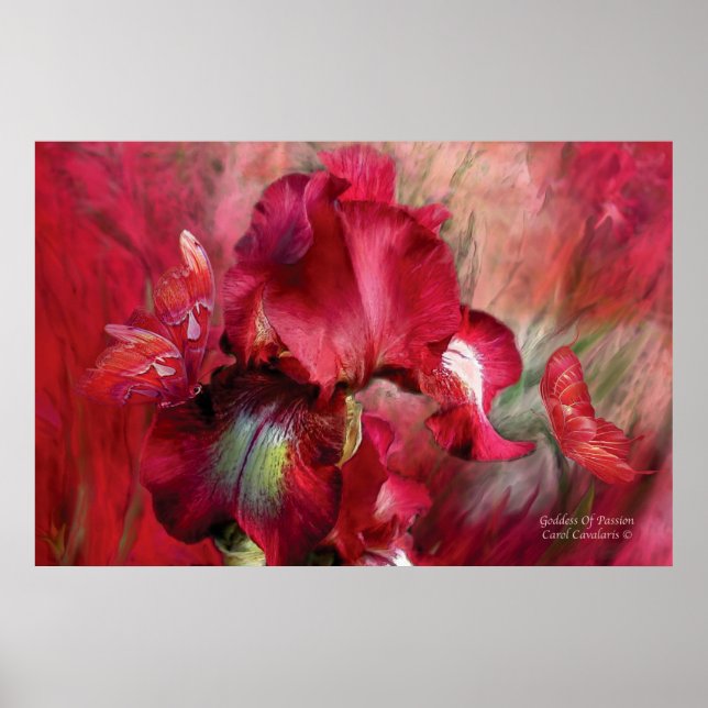 Poster/Imprenta De Arte De La Diosa De La Pasión (Frente)