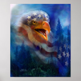 Poster/imprenta de Arte Llorante de Águila