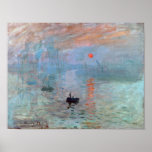 Póster Impresión, amanecer, Claude Monet, 1872<br><div class="desc">Oscar-Claude Monet (14 de noviembre de 1840 a 5 de diciembre de 1926) fue un pintor francés, fundador de la pintura impresionista francesa y el profesional más consistente y prolífico de la filosofía del movimiento de expresar las propias percepciones ante la naturaleza, especialmente en lo que se refiere a la...</div>