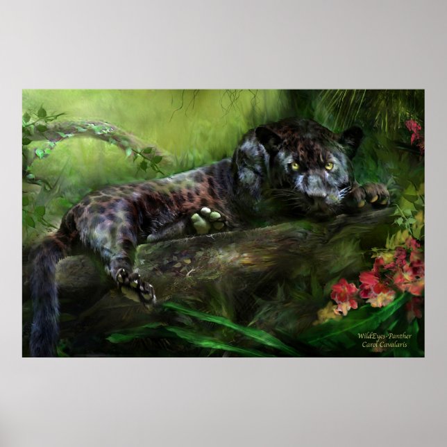Poster/impresión de arte WildEyes-Panther (Frente)