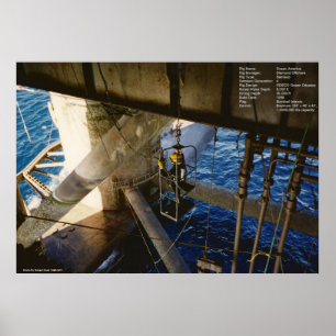 Póster "Impresión de la zambullida de aire"