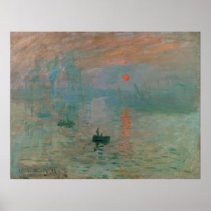 Póster Impresión, el Levante del Sol por Claude Monet 18
