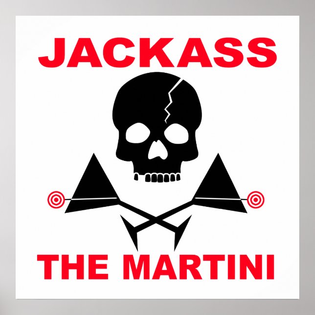 Póster, Impresión - JACKASS, El Martini (Frente)