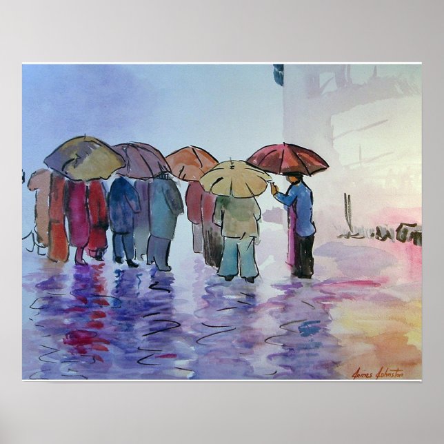 Póster Impresión: paro hueco de ganso (Frente)