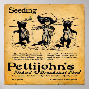 Póster Impresión/Poster de cereales para el desayuno de P