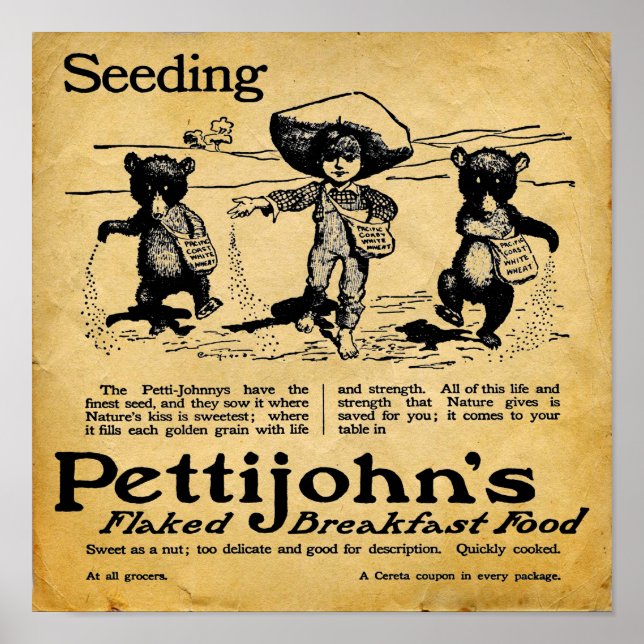 Póster Impresión/Poster de cereales para el desayuno de P (Frente)