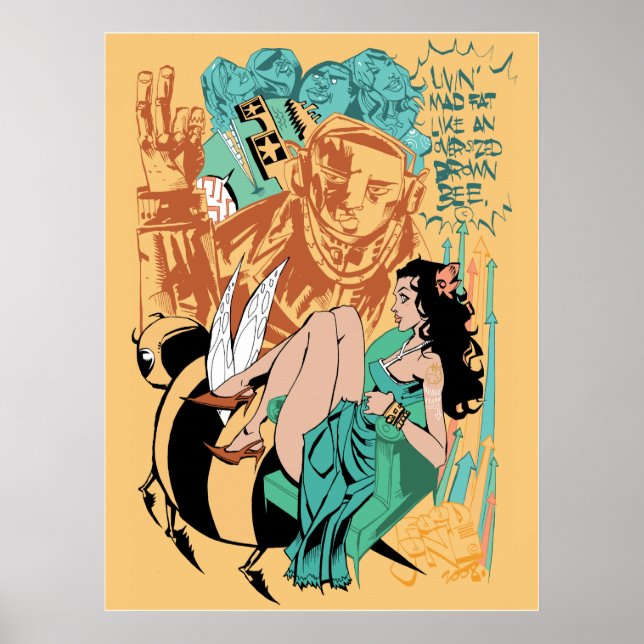 Póster Impresión/Poster de grasas magnéticas (Frente)