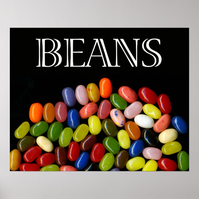 Póster Impresión/Poster de Jelly Beans Bella Artes (Frente)