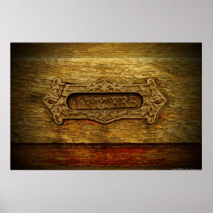 Póster Impresión/poster de la ranura de la letra