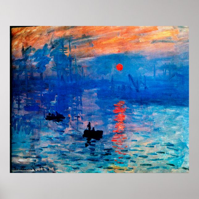 Póster Impresión, Sunrise 1872 (Frente)