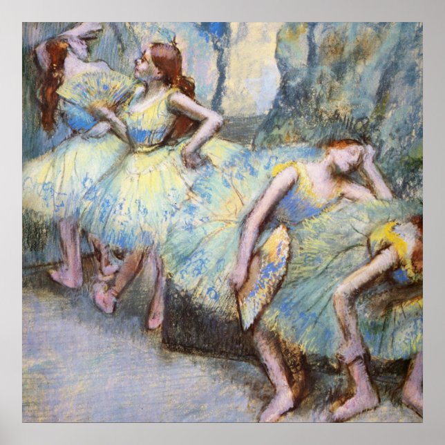 Póster Impresionante bailarina de ballet Degas (Frente)