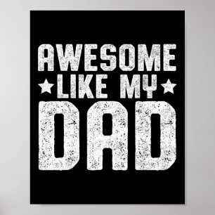 Póster Impresionante como el viejo viejo de mi padre