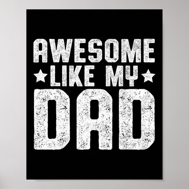 Póster Impresionante como el viejo viejo de mi padre (Frente)