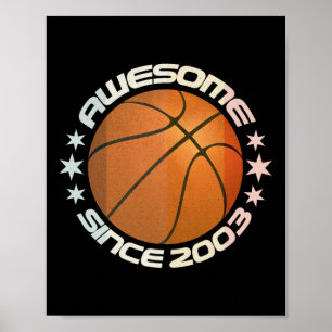 Póster Impresionante Desde 2003 20 Cumpleaños 20 Año Sket