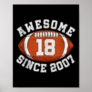 Póster Impresionante Desde 2007 Regalos para Fans de Fútb