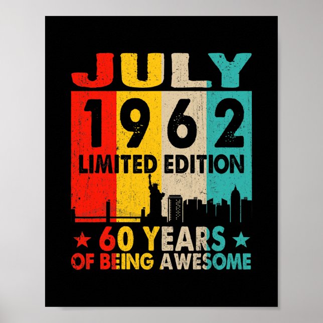 Póster Impresionante desde julio de 1962 60ª cosecha de c (Frente)