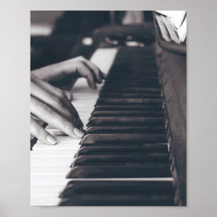 Póster Impresionante diseño de piano