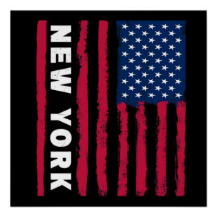 Póster Impresionante Nueva York EE. UU. Estados Unidos Am