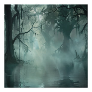 Póster Impresionante pantano