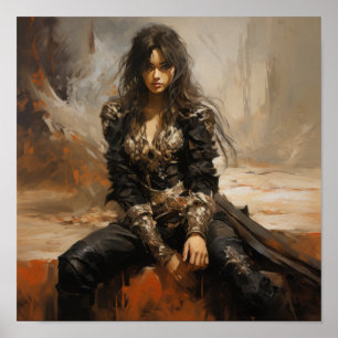 Póster Impresionante pintura acrílica de Louis Royo - Cap