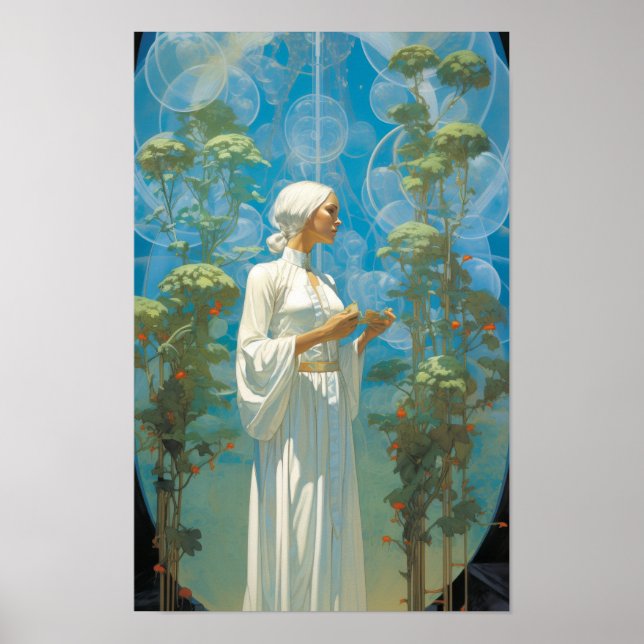 Póster Impresionante Poster de Diseño de Personajes de Mo (Frente)