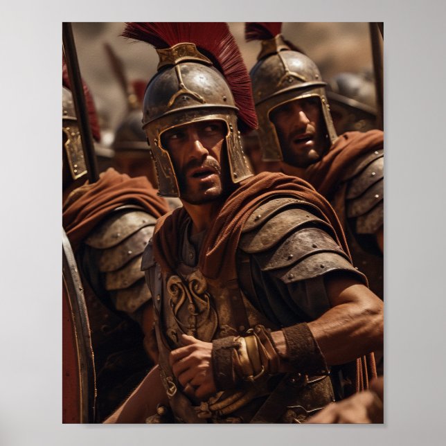 Póster Impresionante Poster Romanos II - Histórico Inspir (Frente)