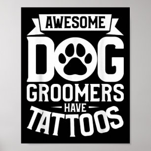 Póster Impresionantes Perros Tienen Tattoos Tattoo Lover