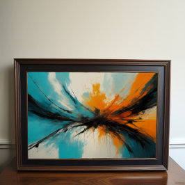 Póster Impresionismo abstracto moderno minimalista 3:2