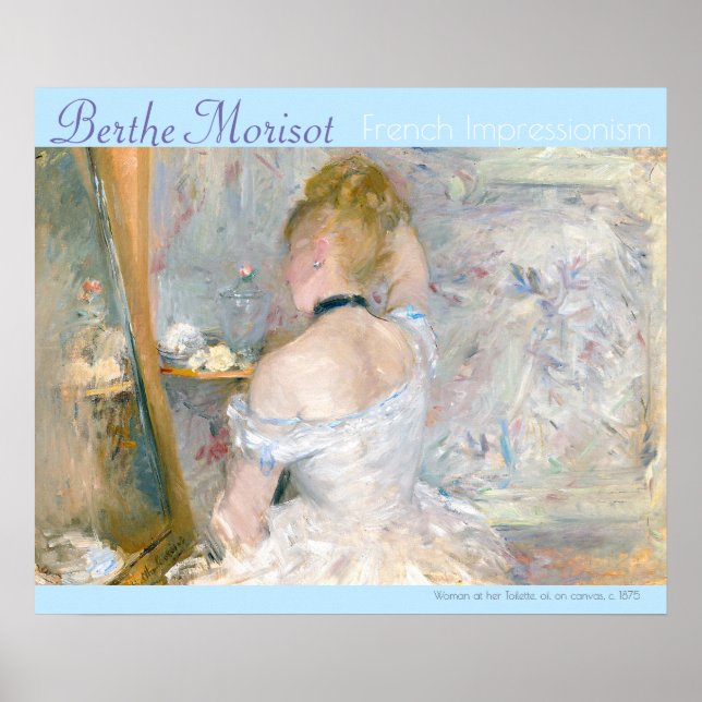Póster Impresionismo francés de Berthe Morisot (Frente)